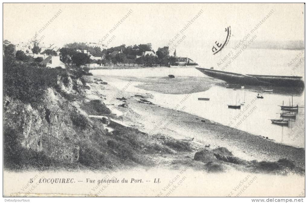 LOQUIREC Finistère 29 : Vue Générale Du Port - Locquirec