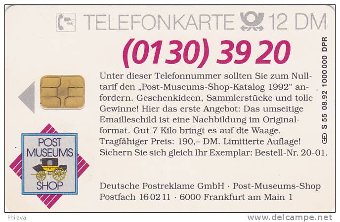 Telefonkarte 12 DM : K.post-Expedition Und Telegraphen-Station - Other & Unclassified