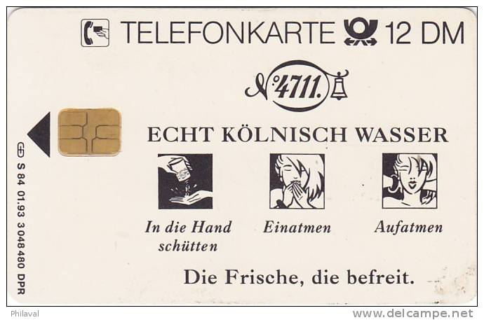 Telefonkarte 12 DM : Echt Kölnich Wasser - Autres & Non Classés