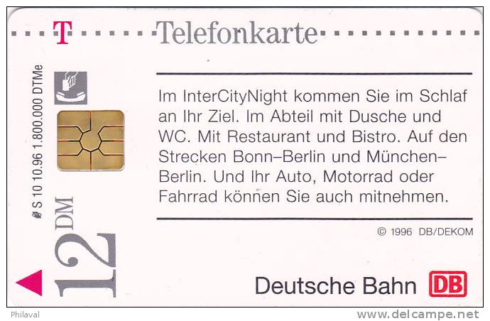 Telefonkarte 12 DM : Deutches Bahn - Otros & Sin Clasificación