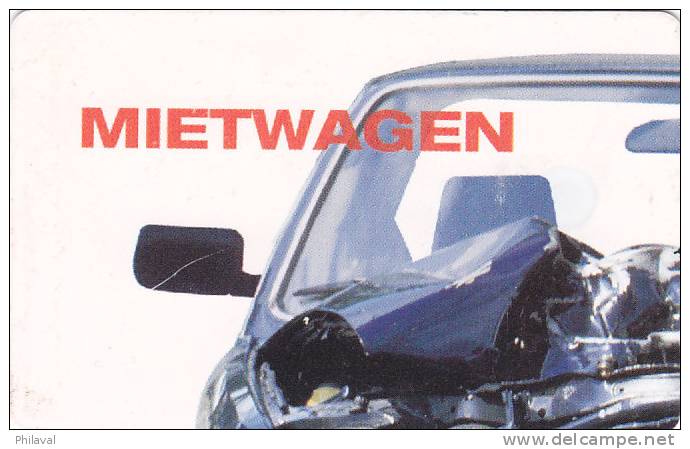 Telefonkarte 12 DM : Mietwagen - Andere & Zonder Classificatie