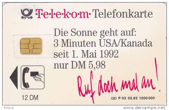 TELEKOM - Telefonkarte 12 DM - Other & Unclassified