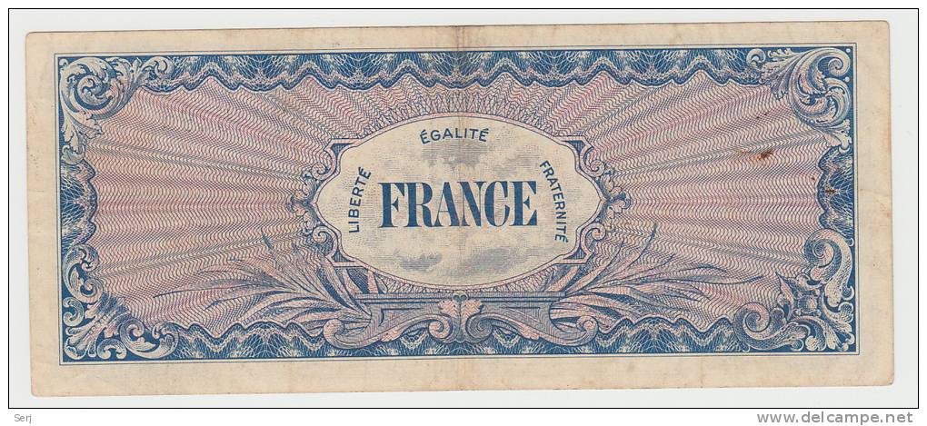 France 50 Francs 1944 VF+ Crispy Banknote P 122a  122 A - 1945 Verso France