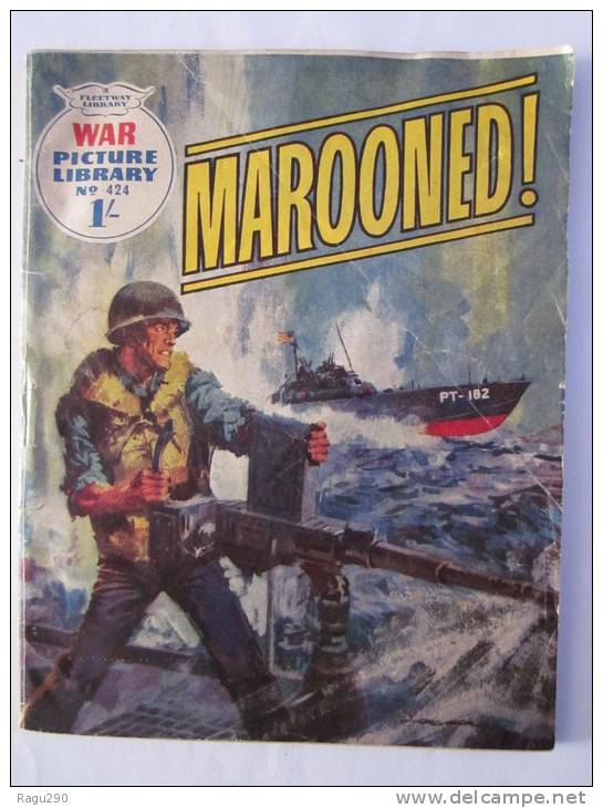 BD -WAR PICTURE LIBRARY N° 424 MAROONED - Petit Format - - Brits Stripboeken