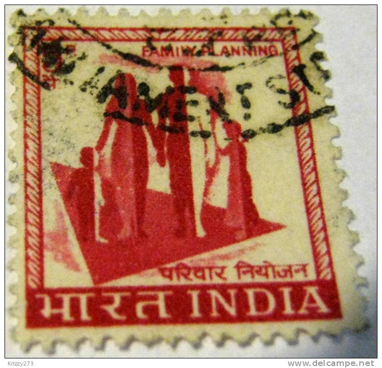 India 1976 Family Planning 5p - Used - Gebraucht