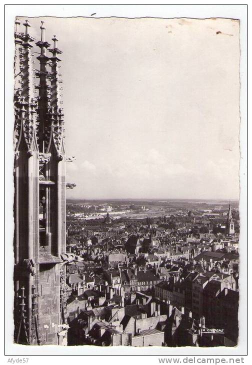 CPSM:    METZ (Dpt.57):  La Ville Vue De La Cathédrale En 1965.         (3722) - Metz