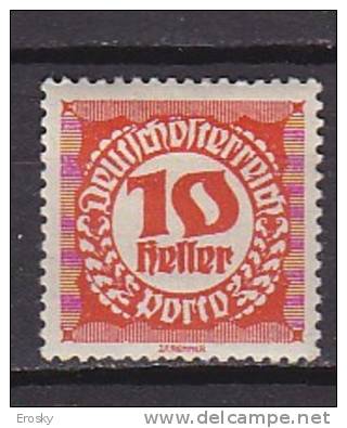 K4895 - AUSTRIA TAXE Yv N°76 * - Portomarken