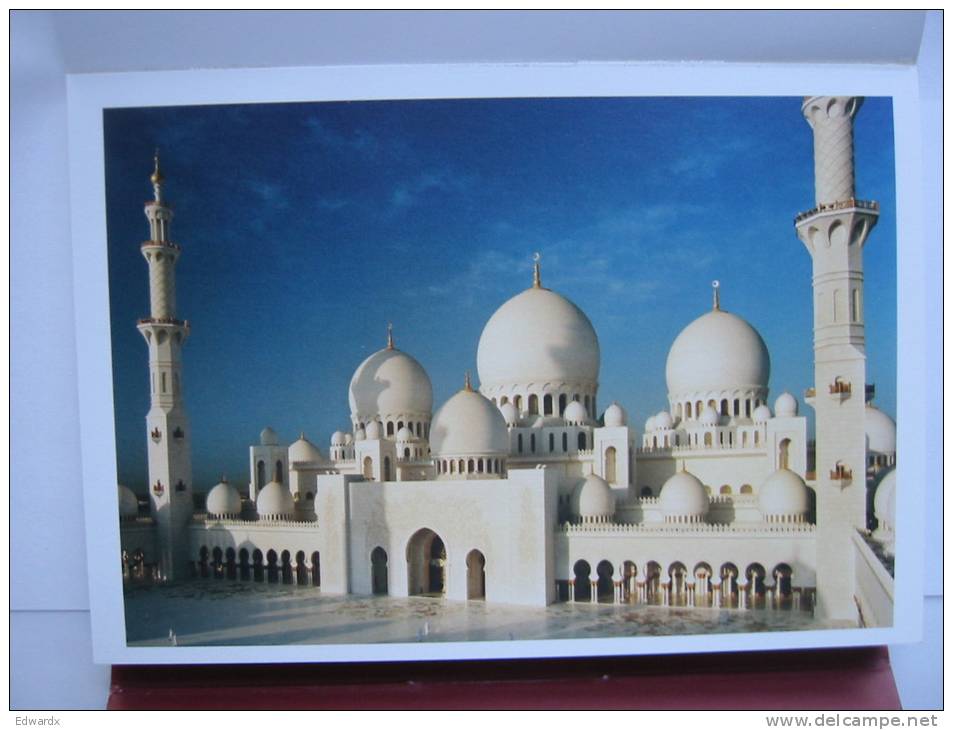 Sheikh Zayed Grand Mosque Abu Dhabi UAE Set Of 10 Postcards Postcard - United Arab Emirates