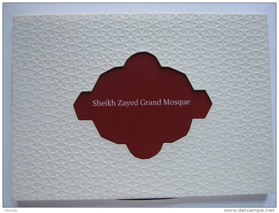 Sheikh Zayed Grand Mosque Abu Dhabi UAE Set Of 10 Postcards Postcard - United Arab Emirates