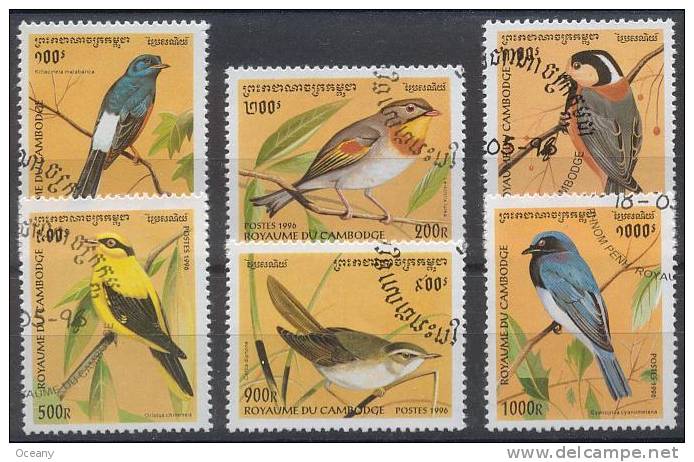 Cambodge - Oiseaux 325/1330 Oblit. - Collections, Lots & Séries