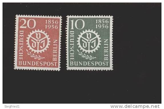 Berlin ** 138-139 Ingennieure - Unused Stamps