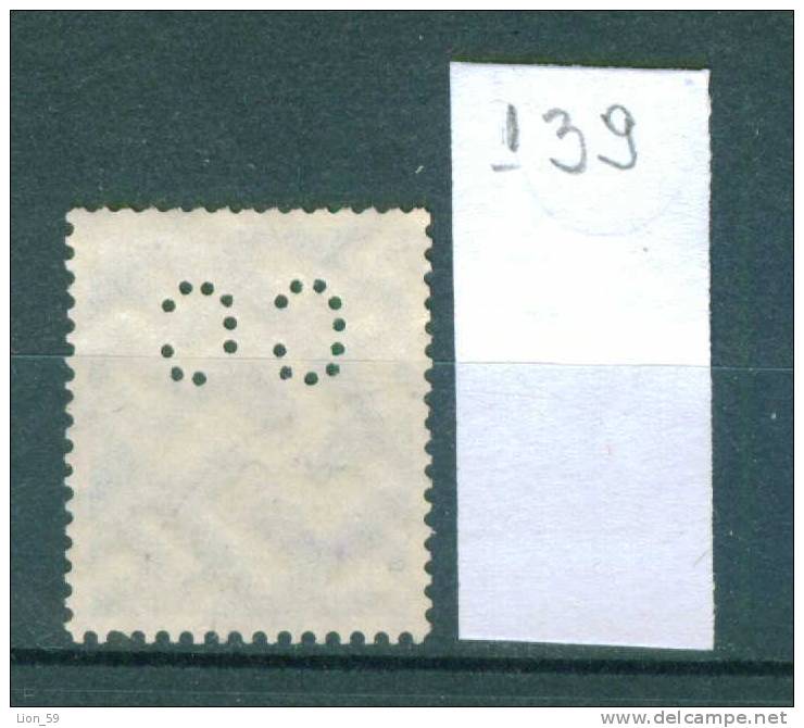 24K139 // - C C -  Perfin Perfores Perforiert Perforati Perforadas , Germany Deutschland Allemagne Germania - Perforiert/Gezähnt