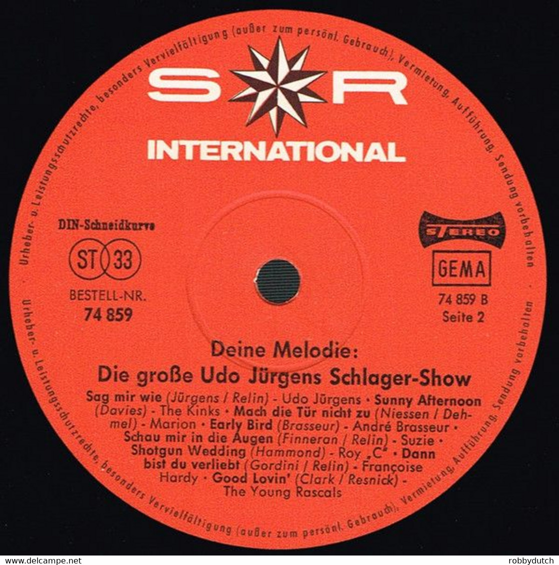 * LP *  UDO JÜRGENS A.o. - DEINE MELODIE  (DIE GROSSE UDO JÜRGENS SCHLAGER SHOW) - Compilaties