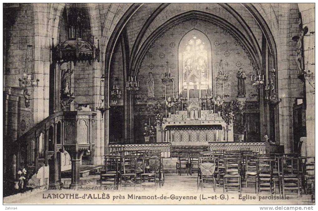 Lamothe D'Allès Prés Miramont De Guyenne - Eglise Paroissiale - Autres & Non Classés