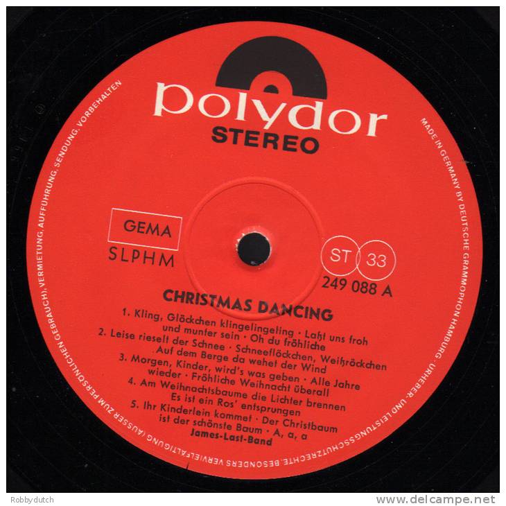 * LP *  JAMES LAST - CHRISTMAS DANCING (Germany 1966) - Christmas Carols