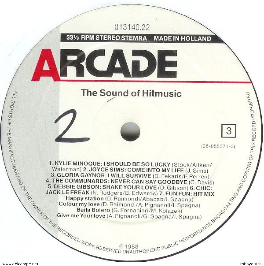 * 2LP *  THE SOUND OF HIT MUSIC Vol.2 - VARIOUS ARTISTS (Holland 1988 Ex-!!!) - Compilaties