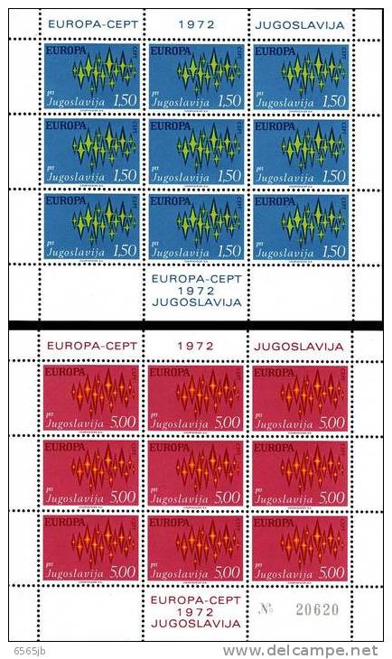 Joegoslavië / Yugoslavia / Jugoslawien / Yougoslavie  CEPT 1972 - 1972