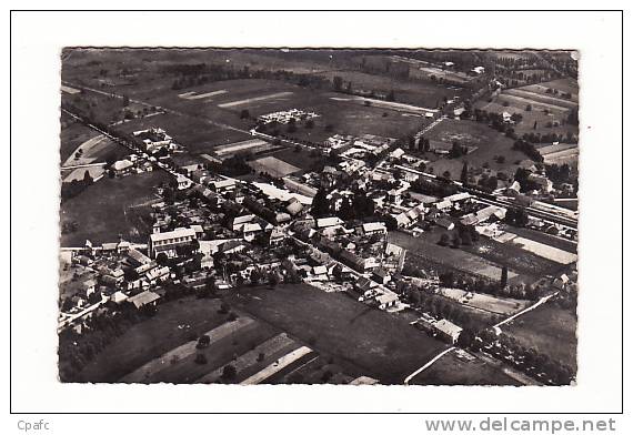 Carte 1950 ALBENS / VUE GENERALE AERIENNE - Albens