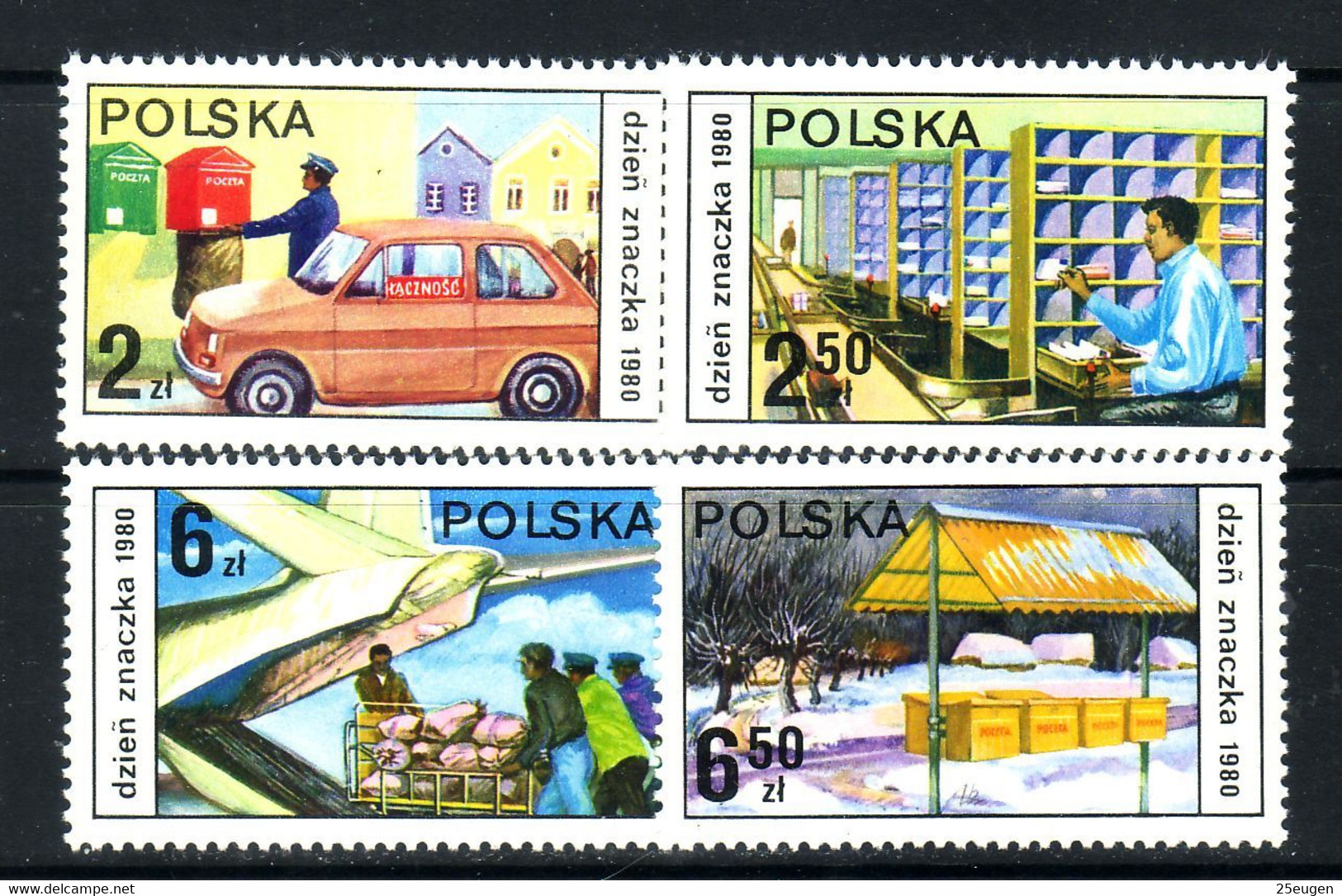 POLAND 1980 MICHEL NO 2715-2718 MNH - Nuevos