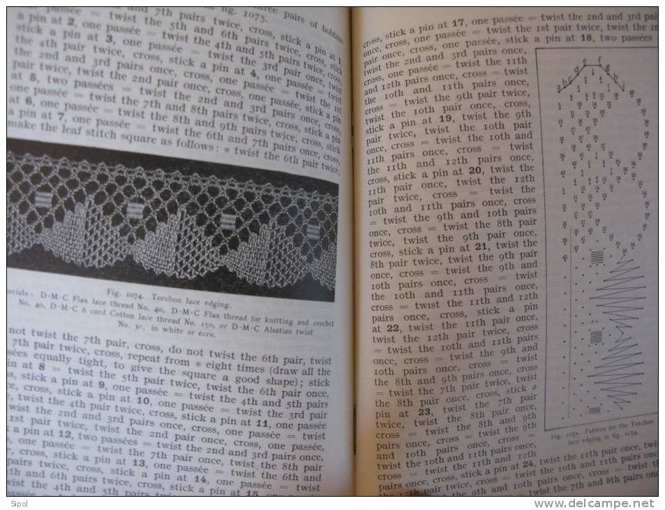 Loisirs Créatifs D.M.C. Library Encyclopedia Needlework De Thérèse De Dillmont  Mulhouse France Broderies & Ouvrages Man - Autres & Non Classés