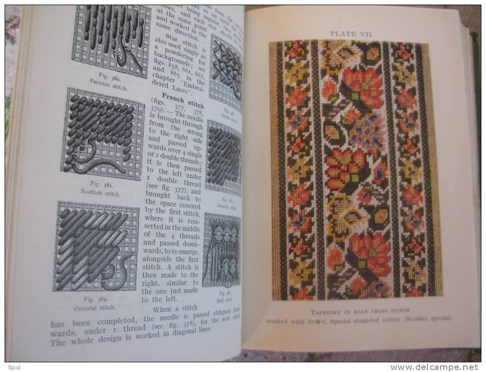 Loisirs Créatifs D.M.C. Library Encyclopedia Needlework De Thérèse De Dillmont  Mulhouse France Broderies & Ouvrages Man - Autres & Non Classés