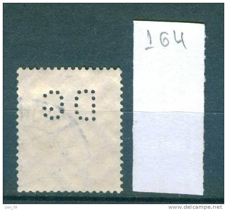 24K164 // - DG -  Perfin Perfores Perforiert Perforati Perforadas , Germany Deutschland Allemagne Germania - Perforés