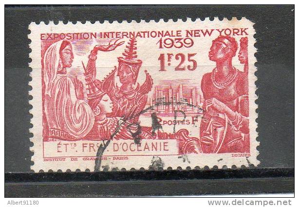 OCEANIE Expposition Internationale De NewYork 1,25f Carmin 1929 N°128 - Used Stamps