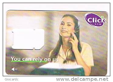 EGITTO  (EGYPT) - CLICK (GSM SIM) -  GIRL    -  USED WITHOUT CHIP-  RIF. 2506 - Egypt