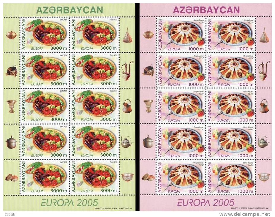 Azerbeidzjan / Aserbaidschan / Azerbaijan / Azerbaïdjan  CEPT 2005 - 2004