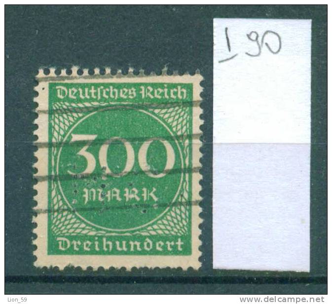 24K190 // - MC -  Perfin Perfores Perforiert Perforati Perforadas , Germany Deutschland Allemagne Germania - Perforiert/Gezähnt