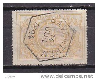 L0225 - BELGIE BELGIQUE CHEMIN DE FER Yv N°14 - Used