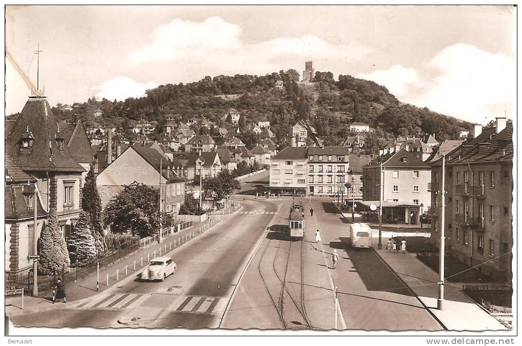 DURLACH I. BADEN  .. GRÖTZINGER STR. MIT TURMBERG - Karlsruhe