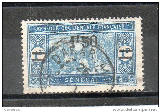 SENEGAL 1,50f S 1f Bleu 1924-27 N° 98 - Oblitérés