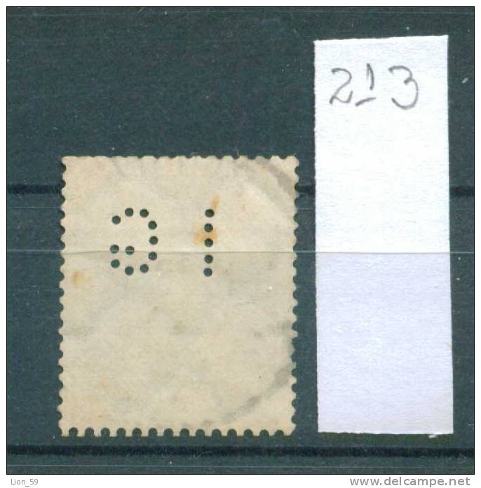 24K213 // - IG - Perfin Perfores Perforiert Perforati Perforadas , Germany Deutschland Allemagne Germania - Perforés