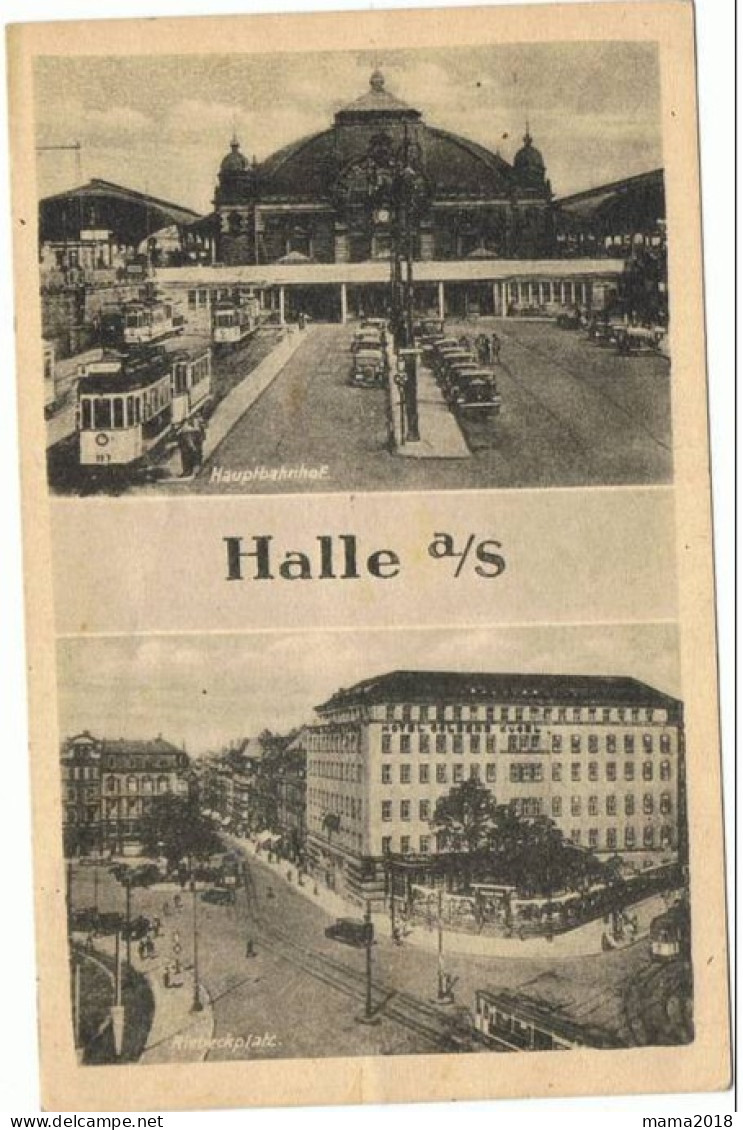 Allemagne    HALLE   Lot  Deux Cartes - Halle (Saale)