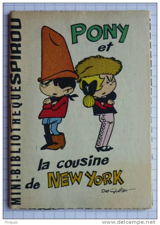 MINI RECIT       154 SPIROU	  1298 	Pony Et La Cousine De New York 	Pony 	De Gieter - Spirou Magazine