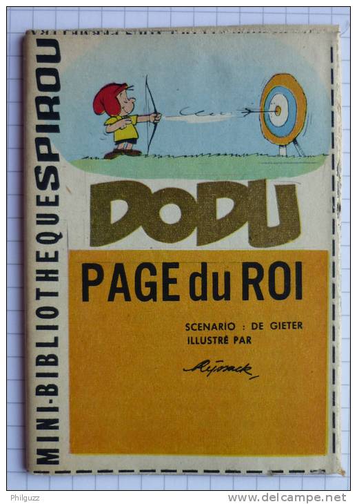 MINI RECIT       155 	SPIROU  1299 	Dodu, Page Du Roi 	  	De Gieter Et Ryssack - Spirou Magazine