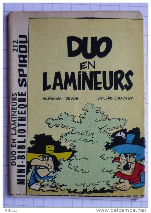 MINI RECIT      212 SPIROU	  1356 	Duo En Lamineurs 	  	Chabert Et Devos - Spirou Magazine