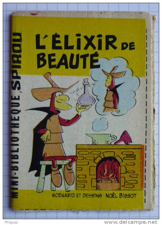 MINI RECIT       194 	SPIROU  1338 	L'elixir De Beauté 	  	Bissot - Spirou Magazine