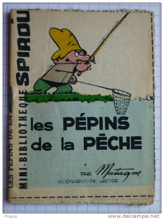 MINI RECIT       124 	SPIROU  1268 	Les Pépins De La Pêche 	  	De Gieter Et Matagne - Spirou Magazine