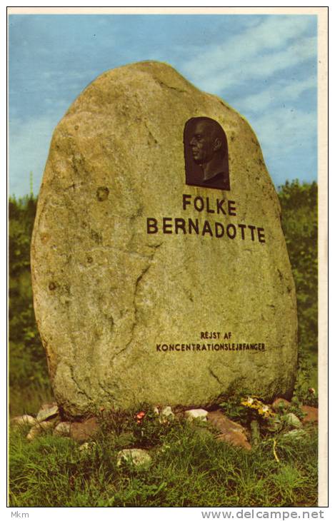 Krusaa Folke Bernadotte Stenen - Dänemark