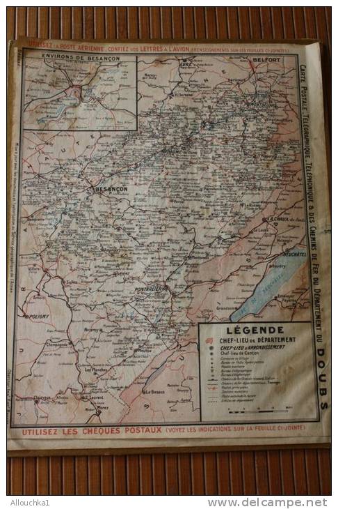 1938 DEPARTEMENT DOUBS CALENDRIER  ALMANACH:POSTES /TELEGRAPHE GD FORMAT:SCHERWILLER V. MAISON 68 IMPR. OBERTHUR RENNES - Groot Formaat: 1921-40