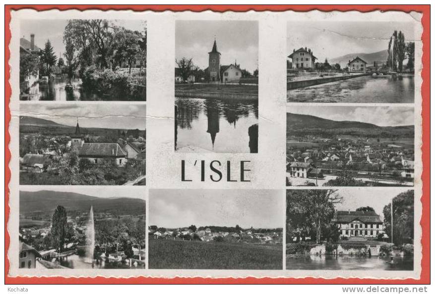 J043, L'Isle , Multivues , Circulée 1960 - L'Isle