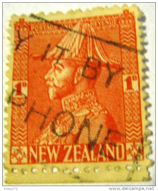 New Zealand 1926 King George V 1p - Used - Other & Unclassified