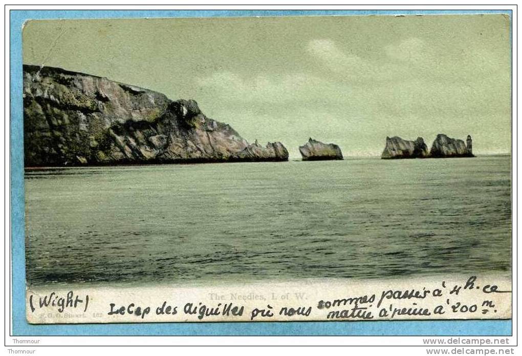 ISLE Of WIGHT  -  The  Needles  -  1906  - - Autres & Non Classés