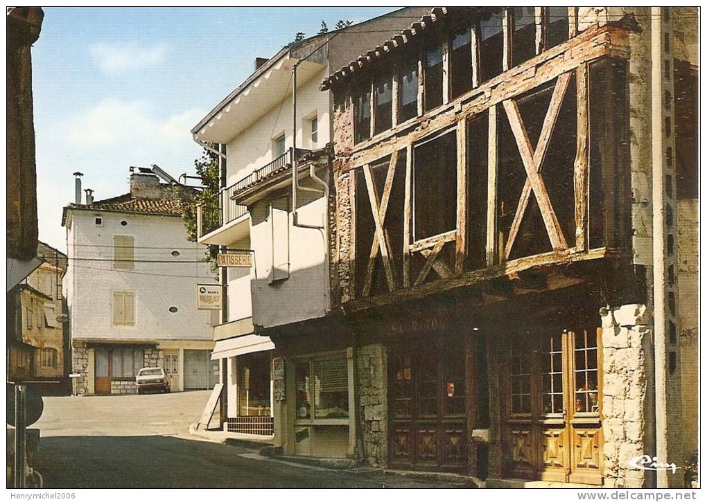 Lot - Moncuq , Maison Du Xv E Siècle , Patisserie , Ed Photo Cim - Montcuq