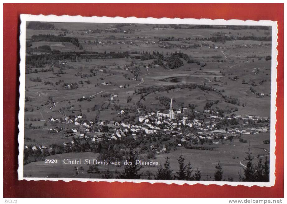 B531 Châtel St. Denis Vue Des Pléïades.Visa Censure 1939.Sartori 2920 - Châtel-Saint-Denis