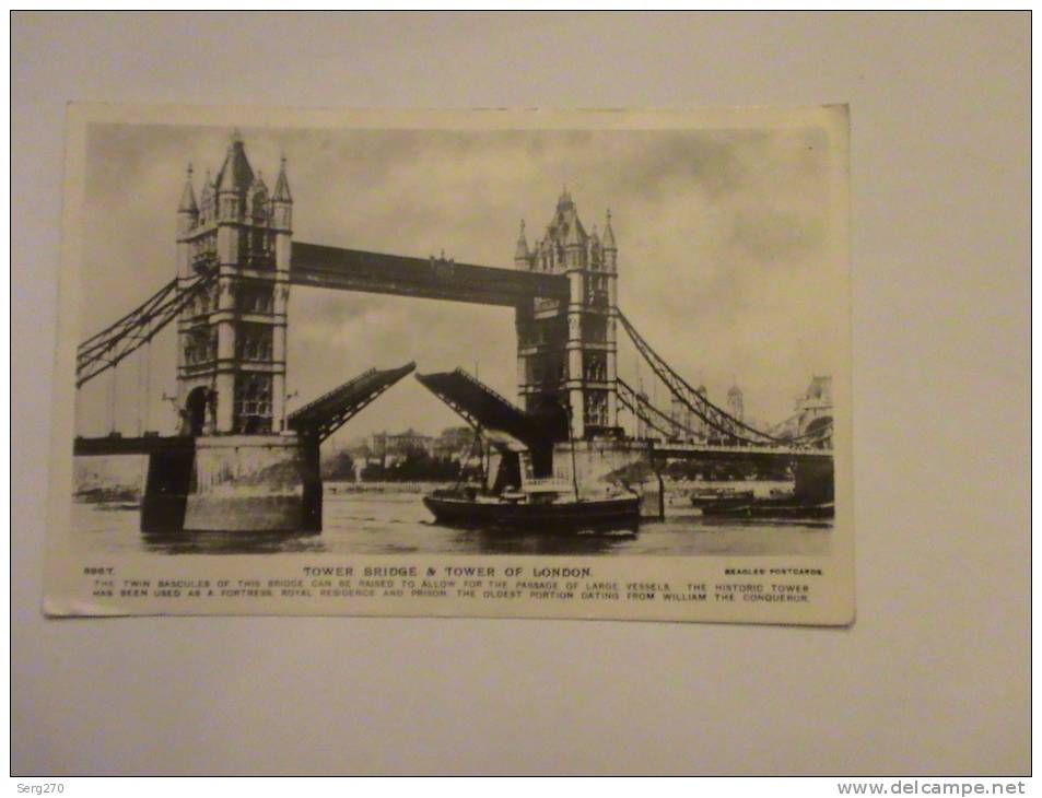 LONDON TOWER BRIDGE - River Thames