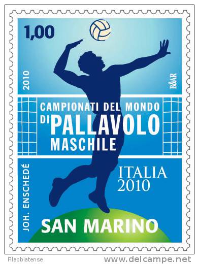 2010 - 2280 Mondiali Pallavolo   +++++++++ - Unused Stamps