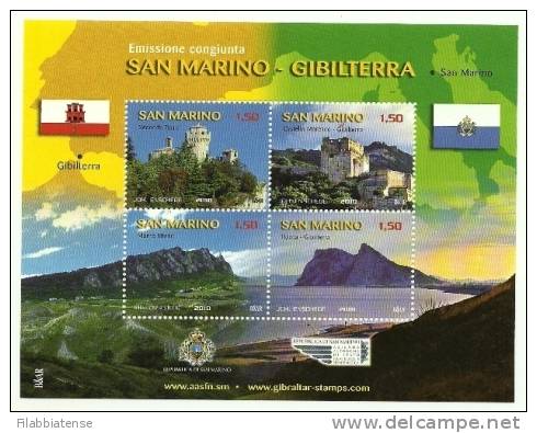 2010 - BF 107 Amicizia Con Gibilterra   ++++++++ - Unused Stamps